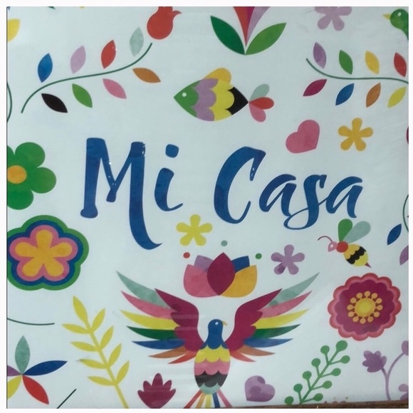 NWT mi casa print art in plastic frame - Picture 2 of 2